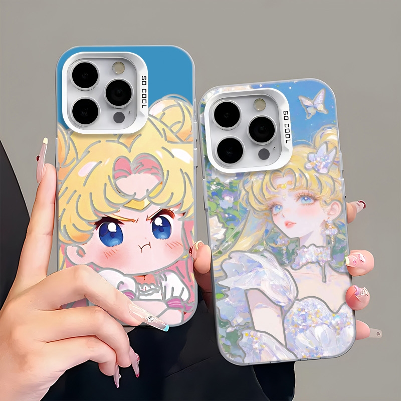 苹果iPhone17小米15oppo美少女可爱高级感防摔磨砂手机壳动漫涂鸦