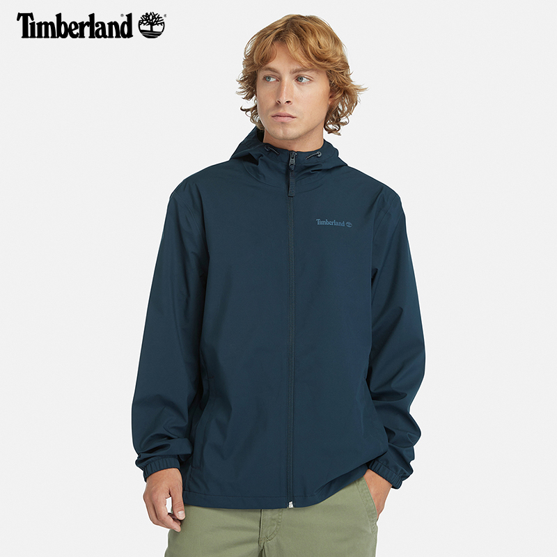 Timberland添柏岚官方男装户外冲锋衣25春新款防水防风修身|A2GUS