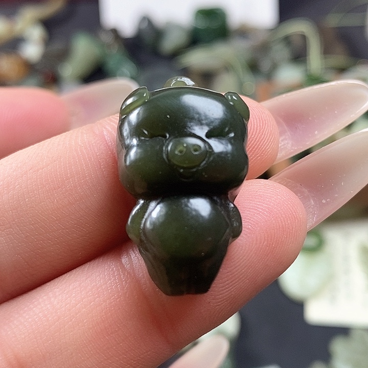 和田玉颈饰未镶嵌