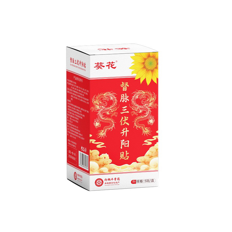 葵花督脉三伏升阳贴督脉龙骨2盒贴加大加长膏贴