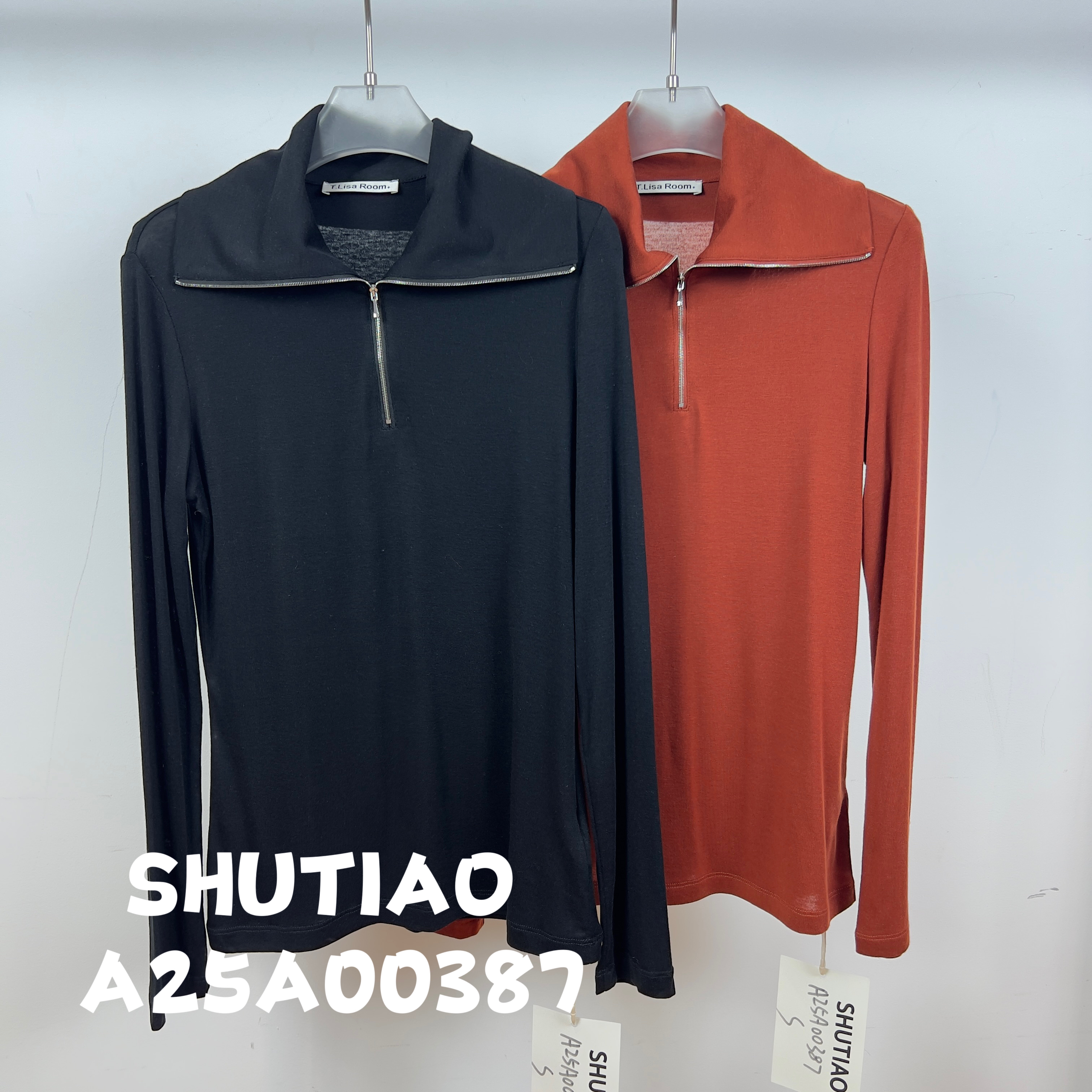 【SHUTIAO】2024秋冬：新款小众设计款T恤A25A00387