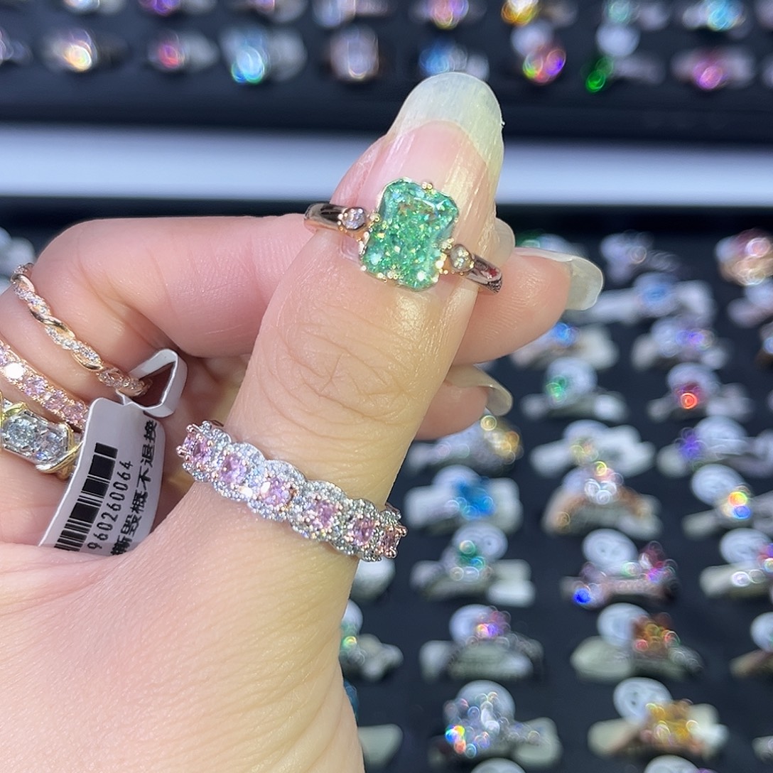 莫桑石非金属SH长方绿冰花-16