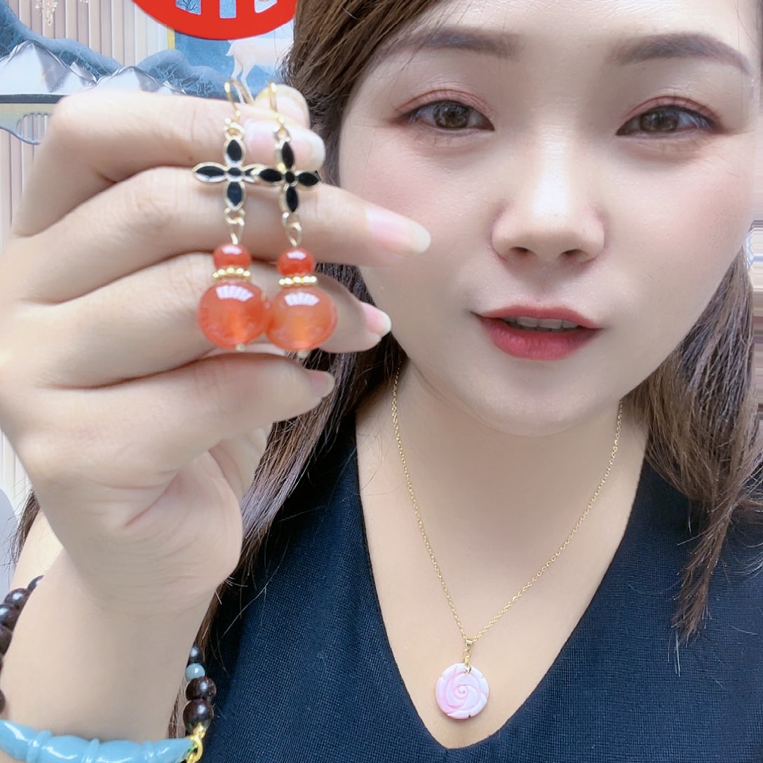 【闪购商品】玛瑙/玉髓颈饰合金