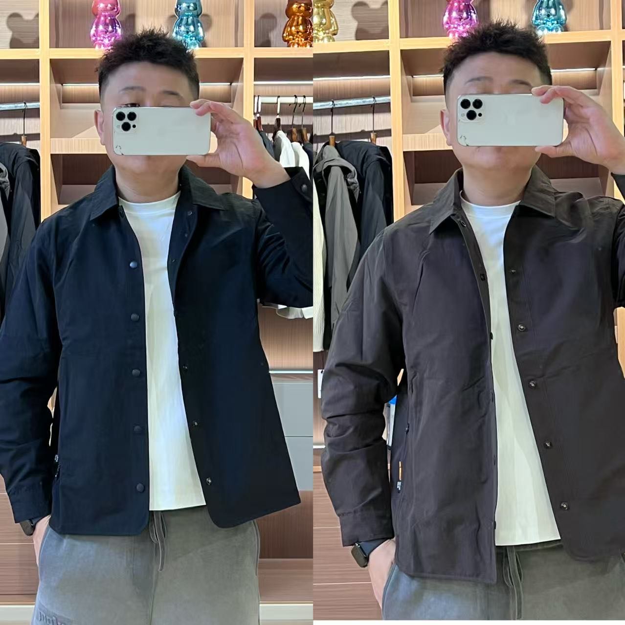 【XQ】秋季新款9991男士休闲百搭夹克外套