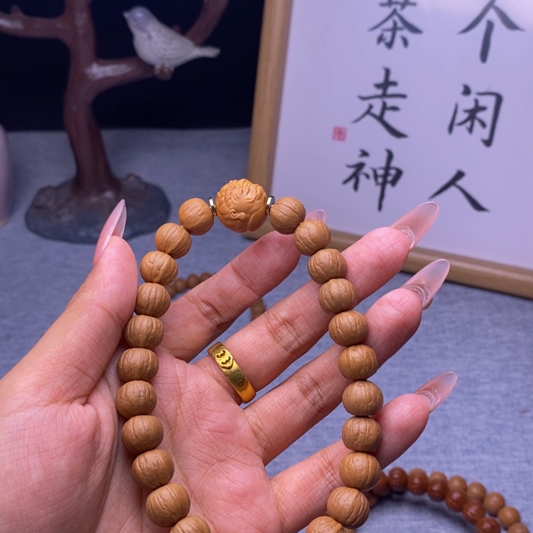 猴头核桃手串善*南瓜3680