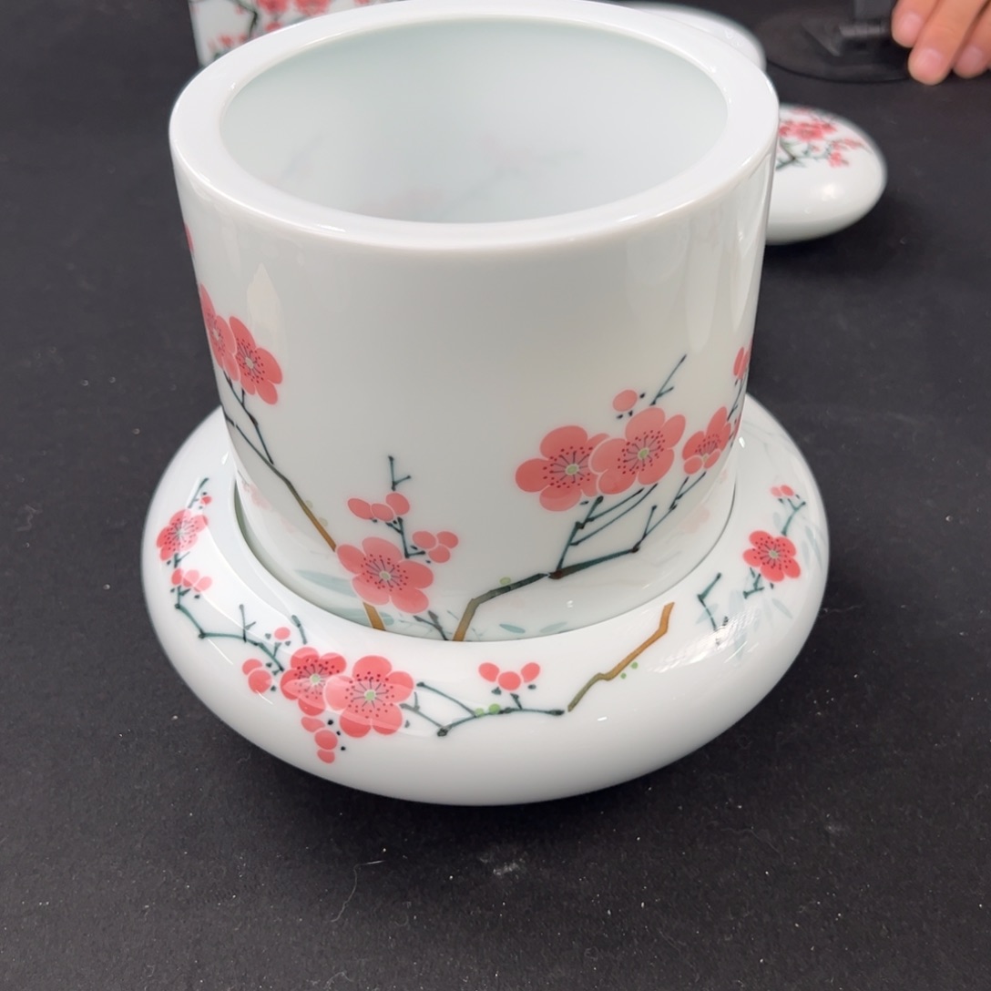 旷*翠竹红梅大文具 微瑕