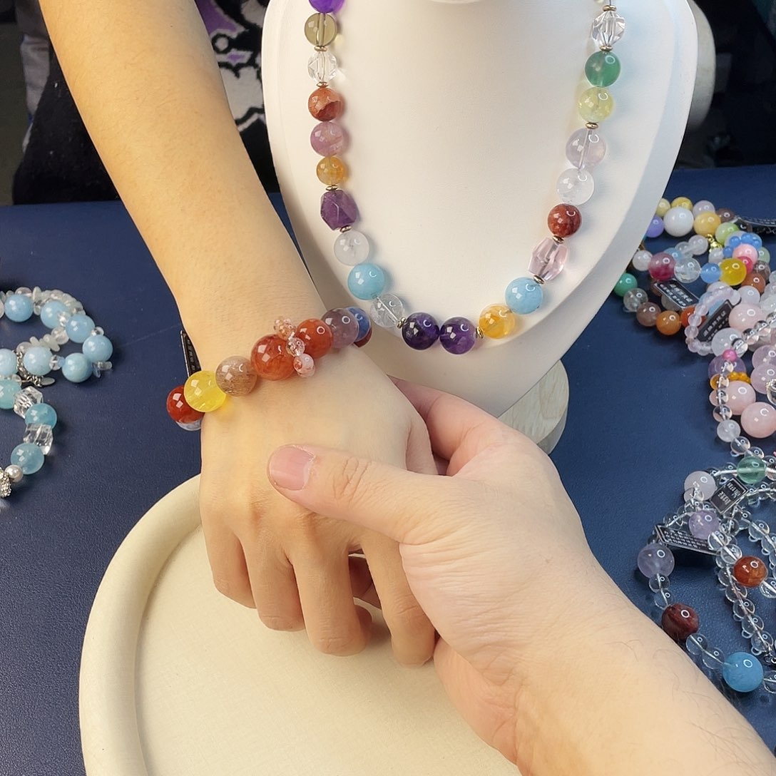 手链银S925镶嵌水晶