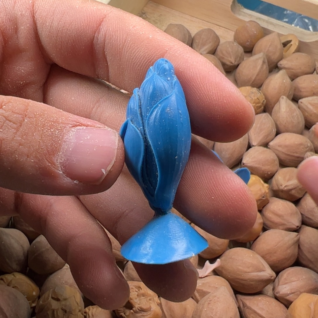 手串/手链橄榄核玉兰花参考模型一个