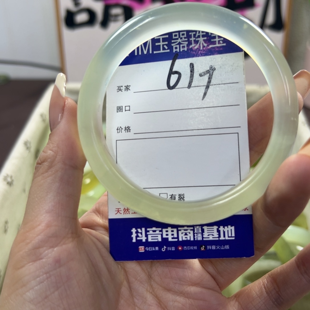 蛇纹石玉手镯未镶嵌676