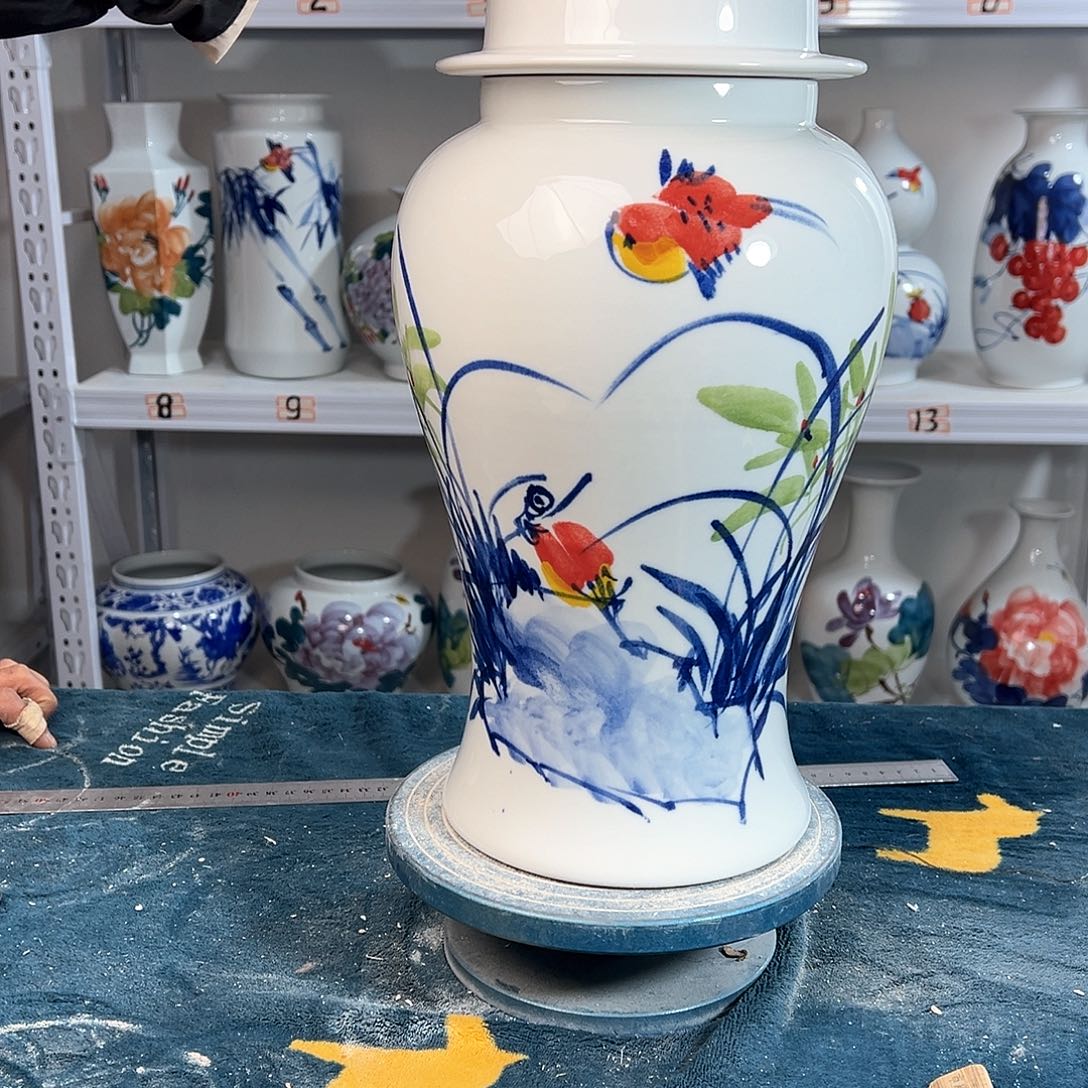 摆件景德镇陶瓷将玉