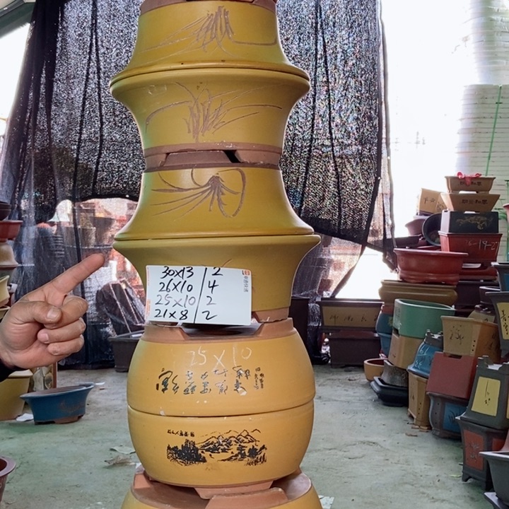 紫砂花盆紫砂紫砂