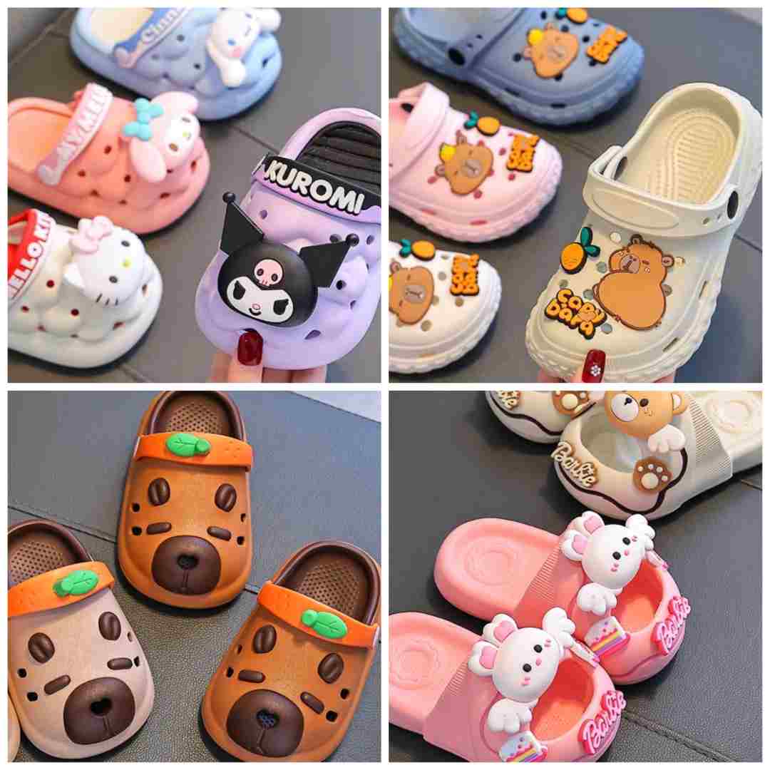 【撤柜清仓】儿童洞洞拖鞋夏可爱男女童浴室内洗澡防滑外穿凉拖鞋