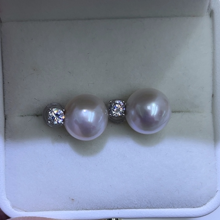 淡水珍珠颈饰银S925镶嵌