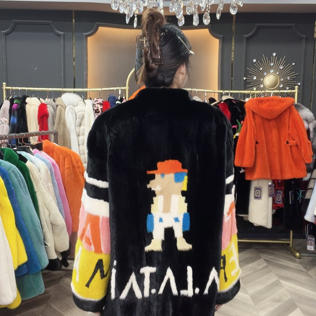 冬季新款时尚水貂