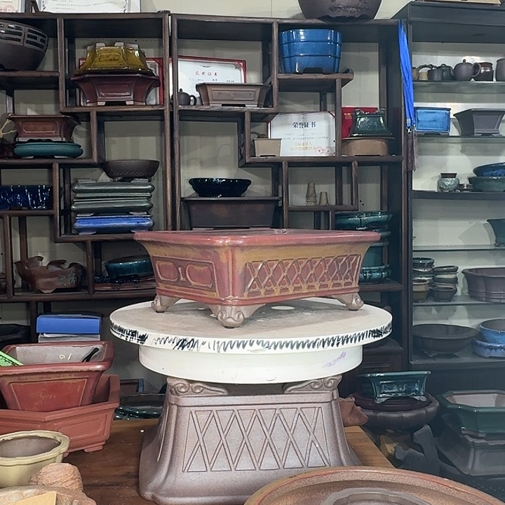 刘***卓花盆紫砂加奎紫砂花盆