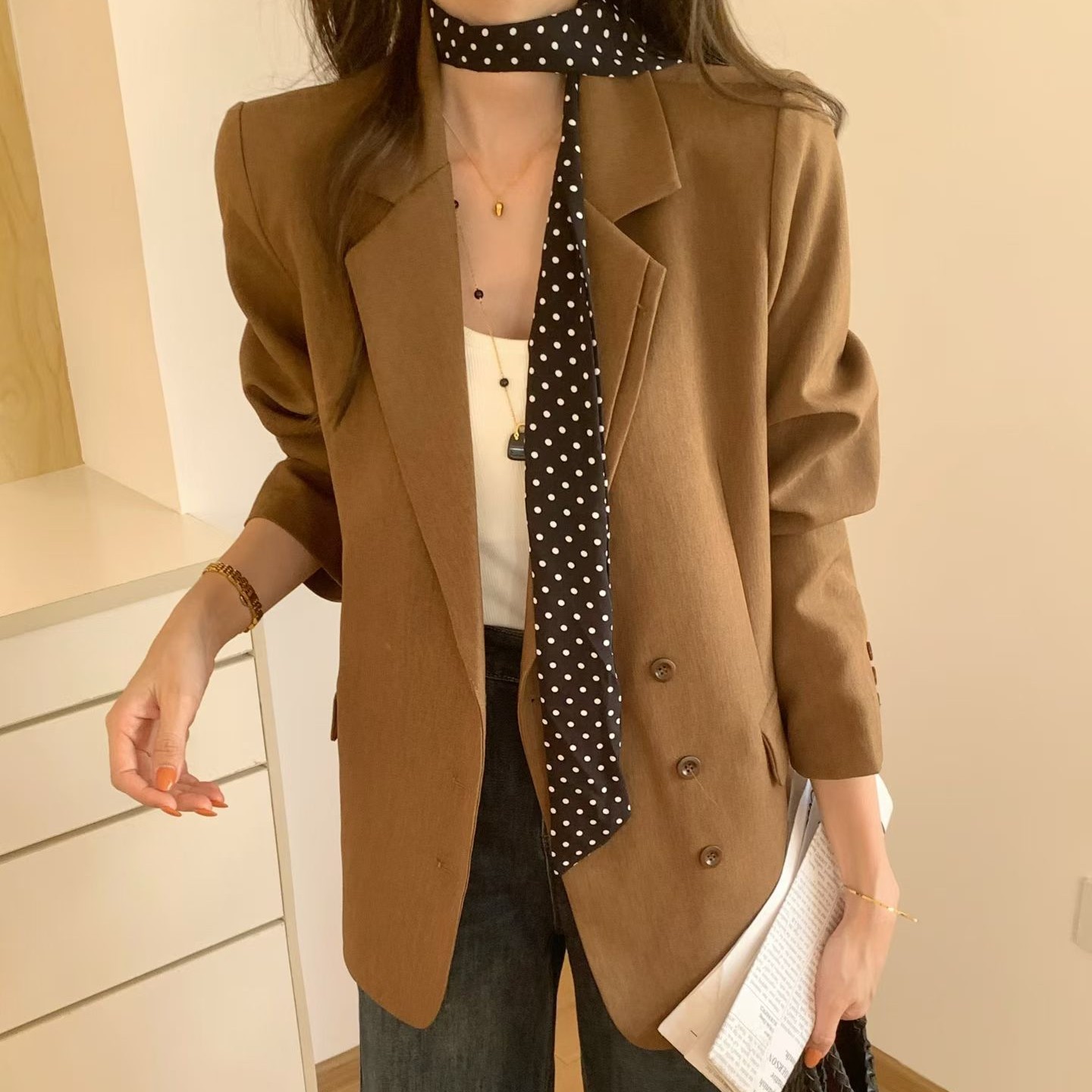 （新品清货价）高级感休闲百搭女士西装外套