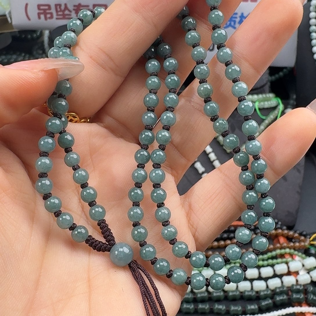 翡翠未镶嵌颈饰纯天然翡翠