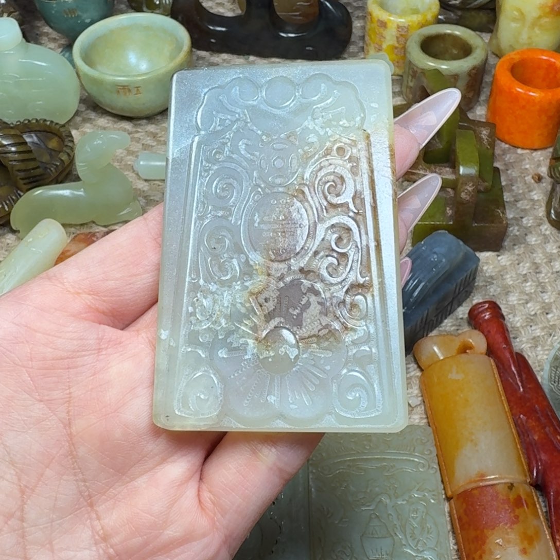 白玉菩提吊坠挂件