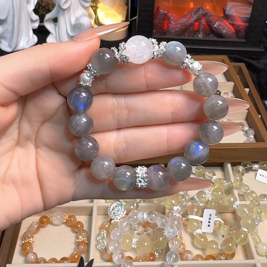 水晶手链未镶嵌灰月光