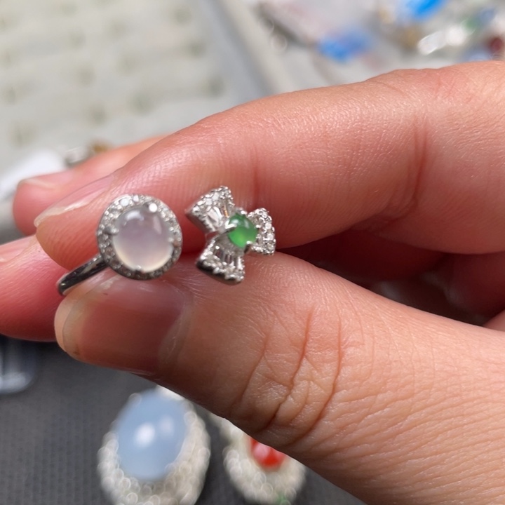 翡翠未镶嵌戒指缅甸天然翡翠