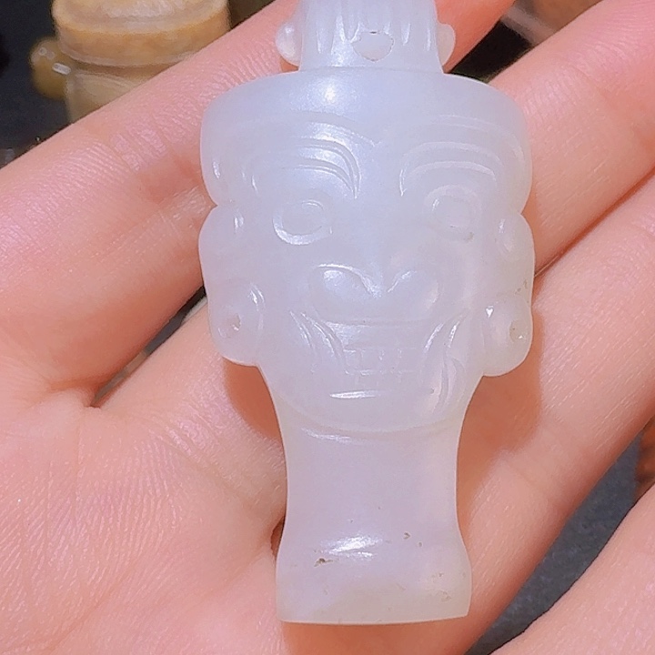 暴***暴和田玉未镶嵌挂件