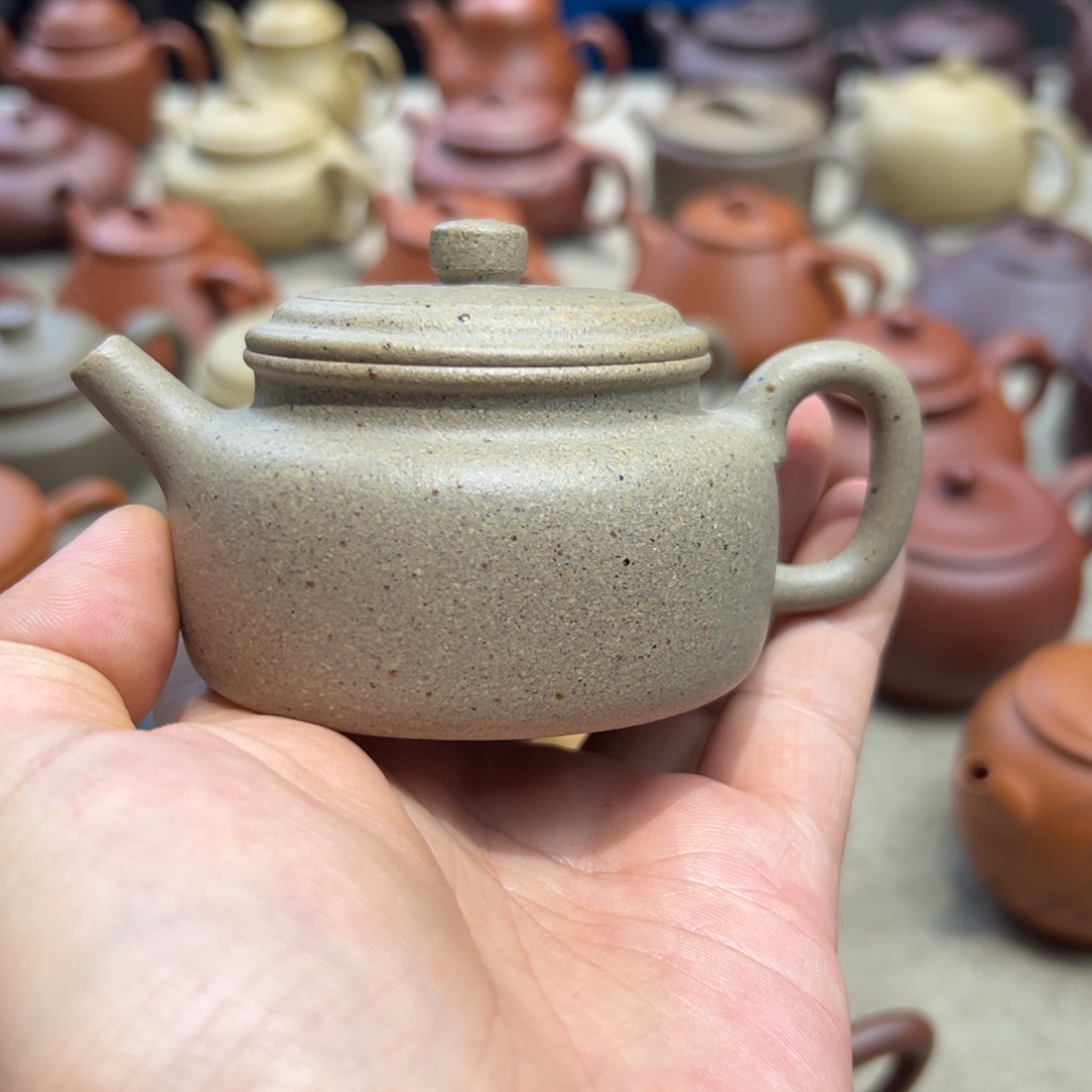 东***风茶壶紫砂120毫升宝山青降坡德钟