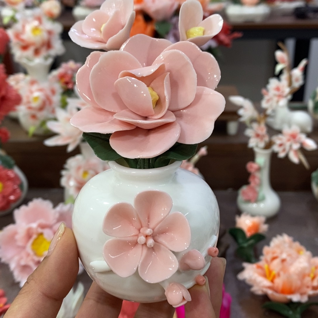 瓷片陶瓷工艺品摆件