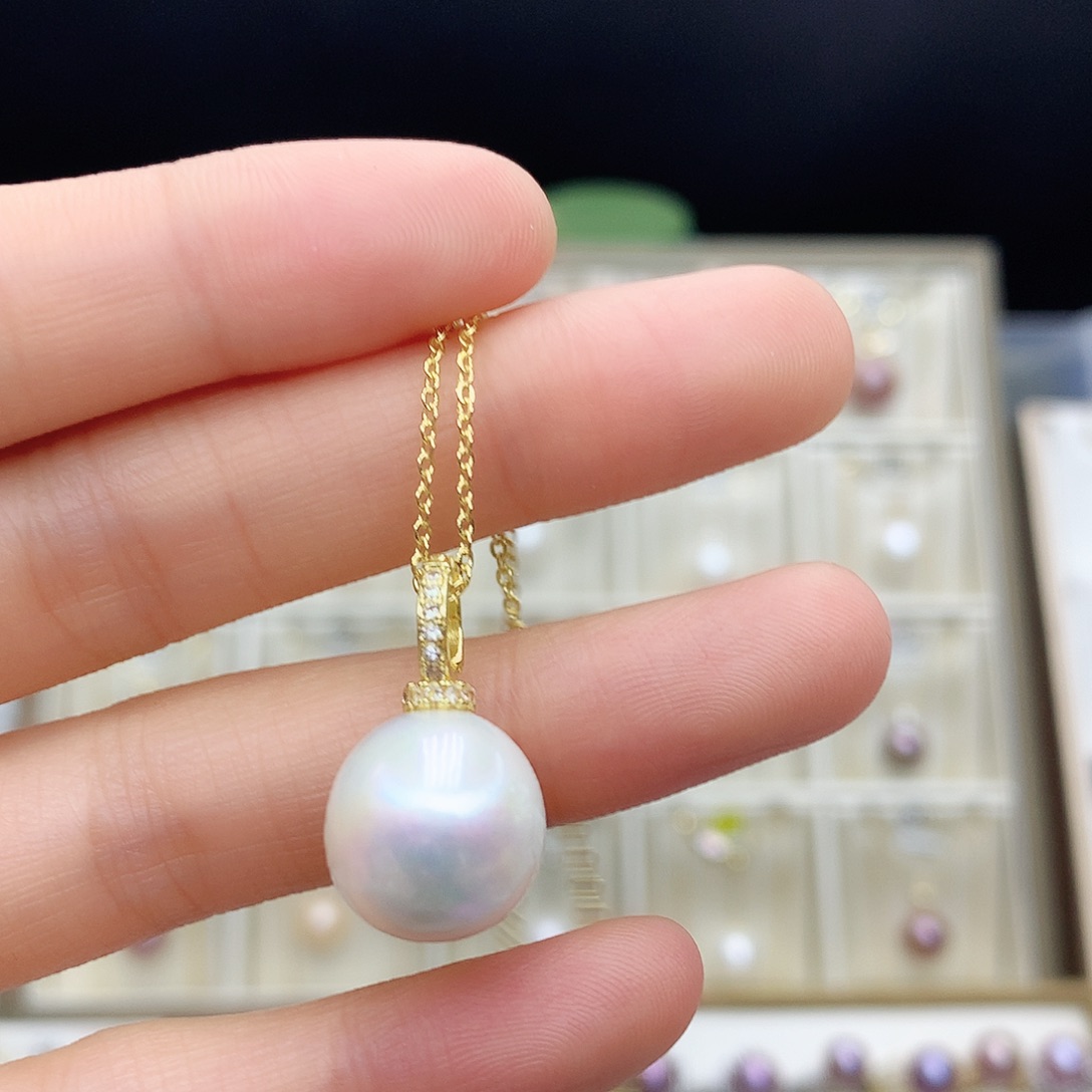 淡水珍珠颈饰合金