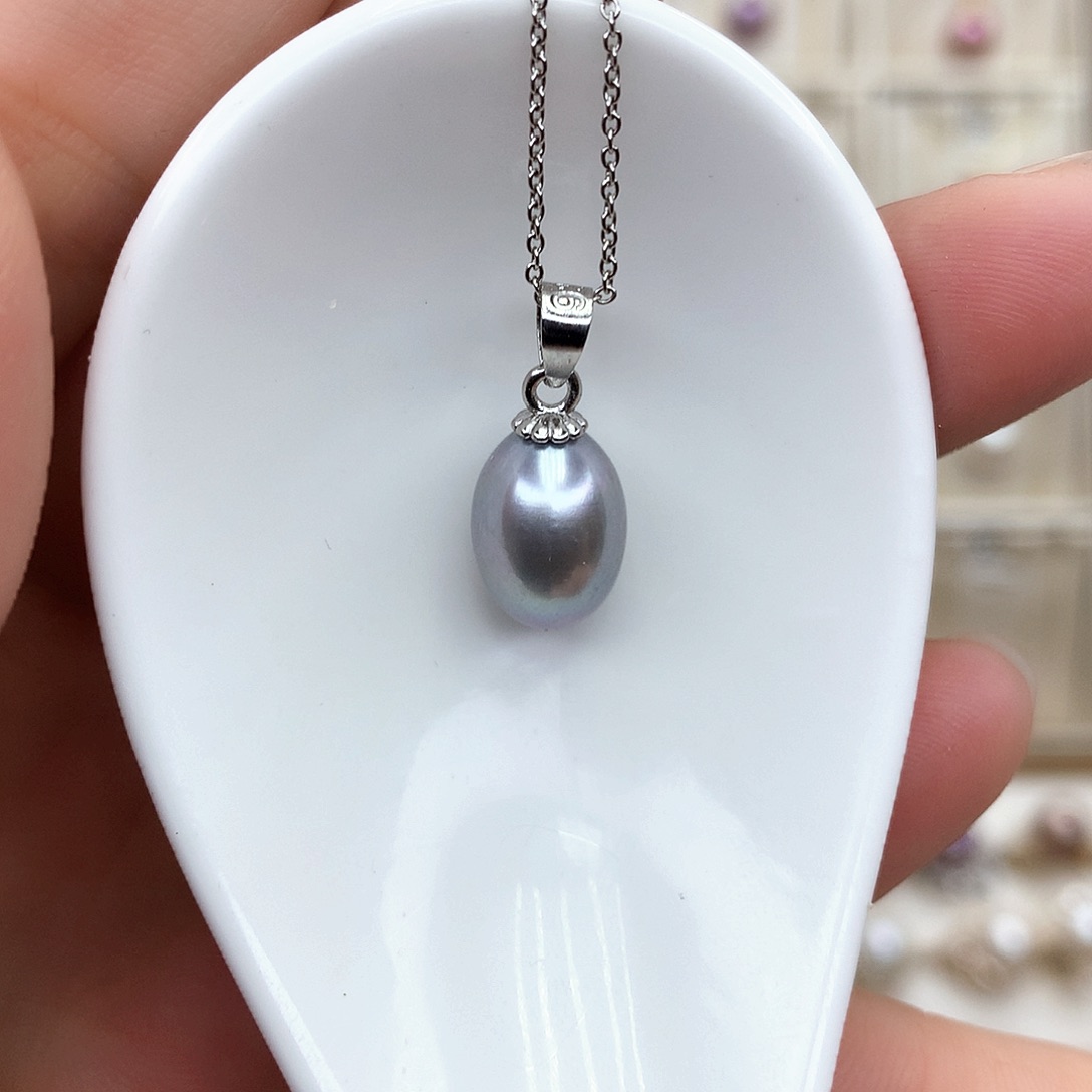 淡水珍珠吊坠(不含链)合金