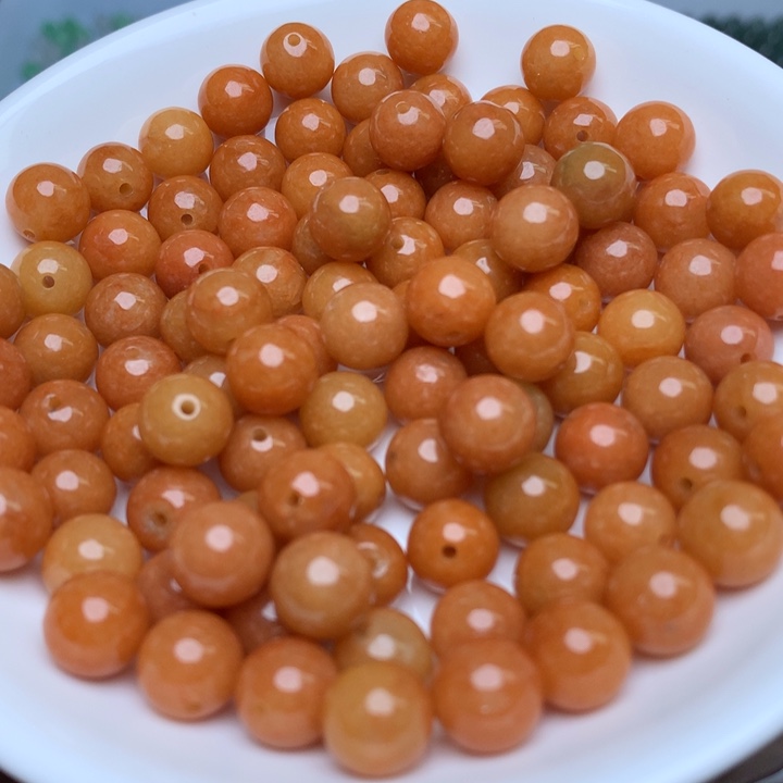 【闪购商品】翡翠手链未镶嵌卡8.3冰红10颗