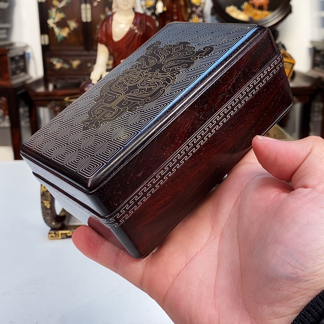 紫檀木类成套家具小叶紫檀盒子