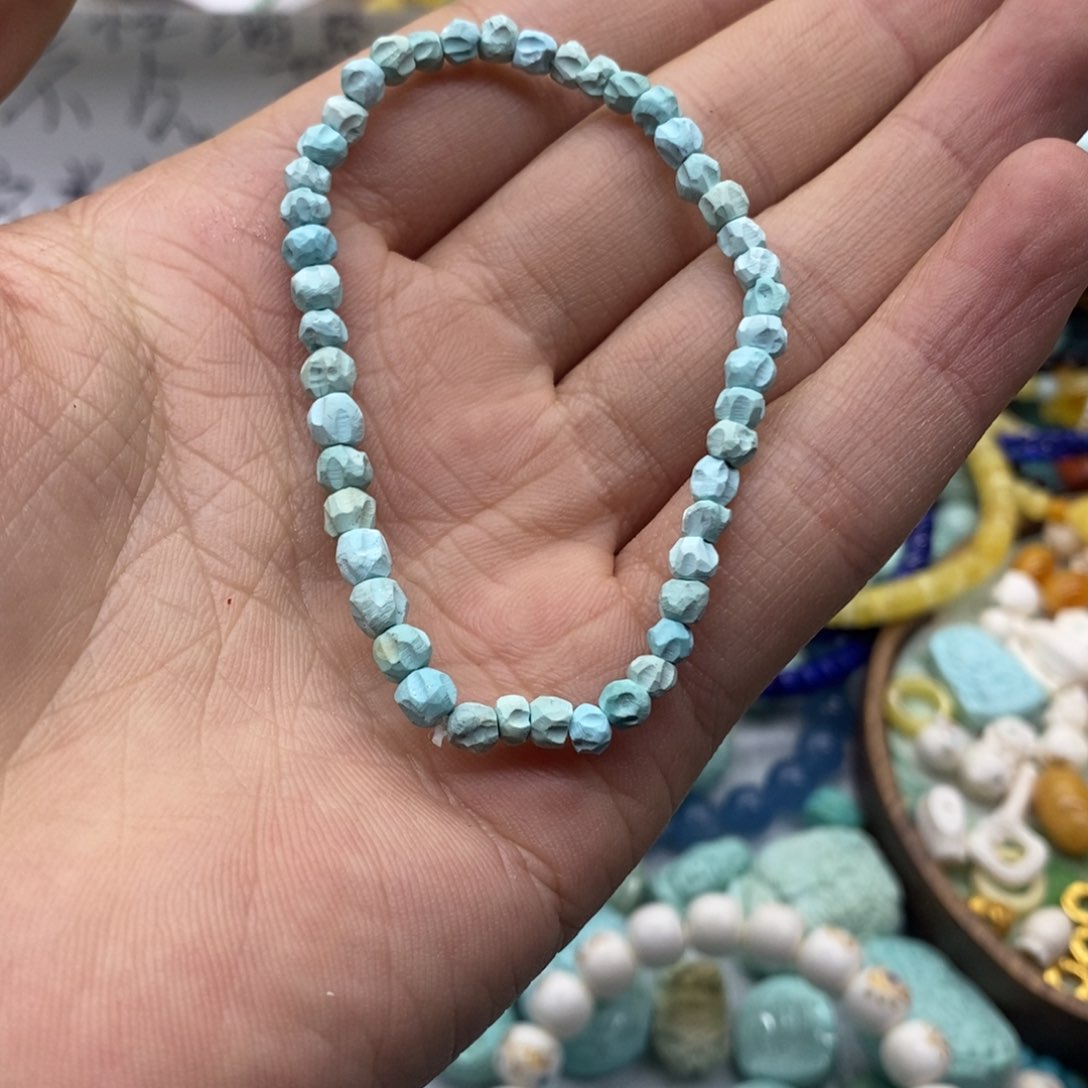 【闪购商品】绿松石475未镶嵌海**生绿松石