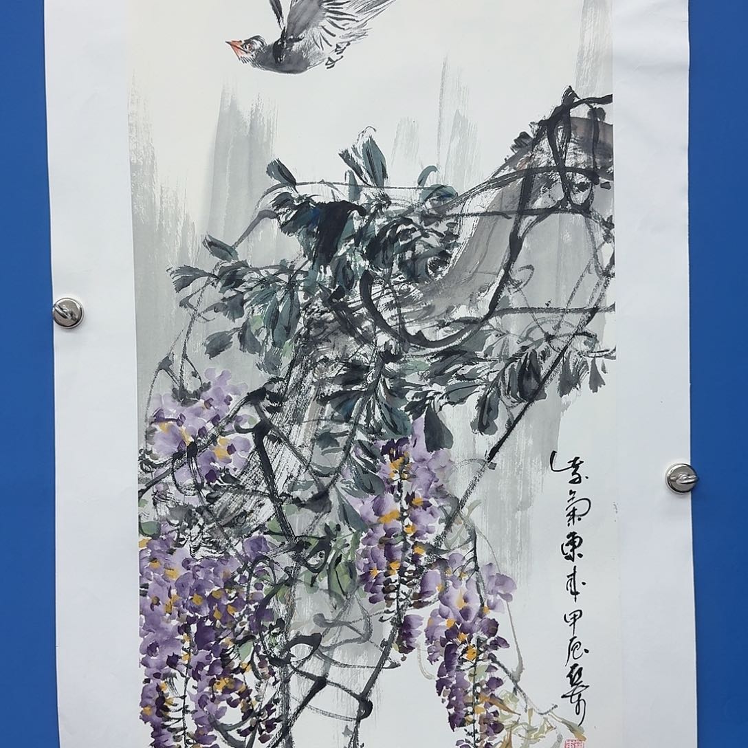 国画多次参加国内外大型