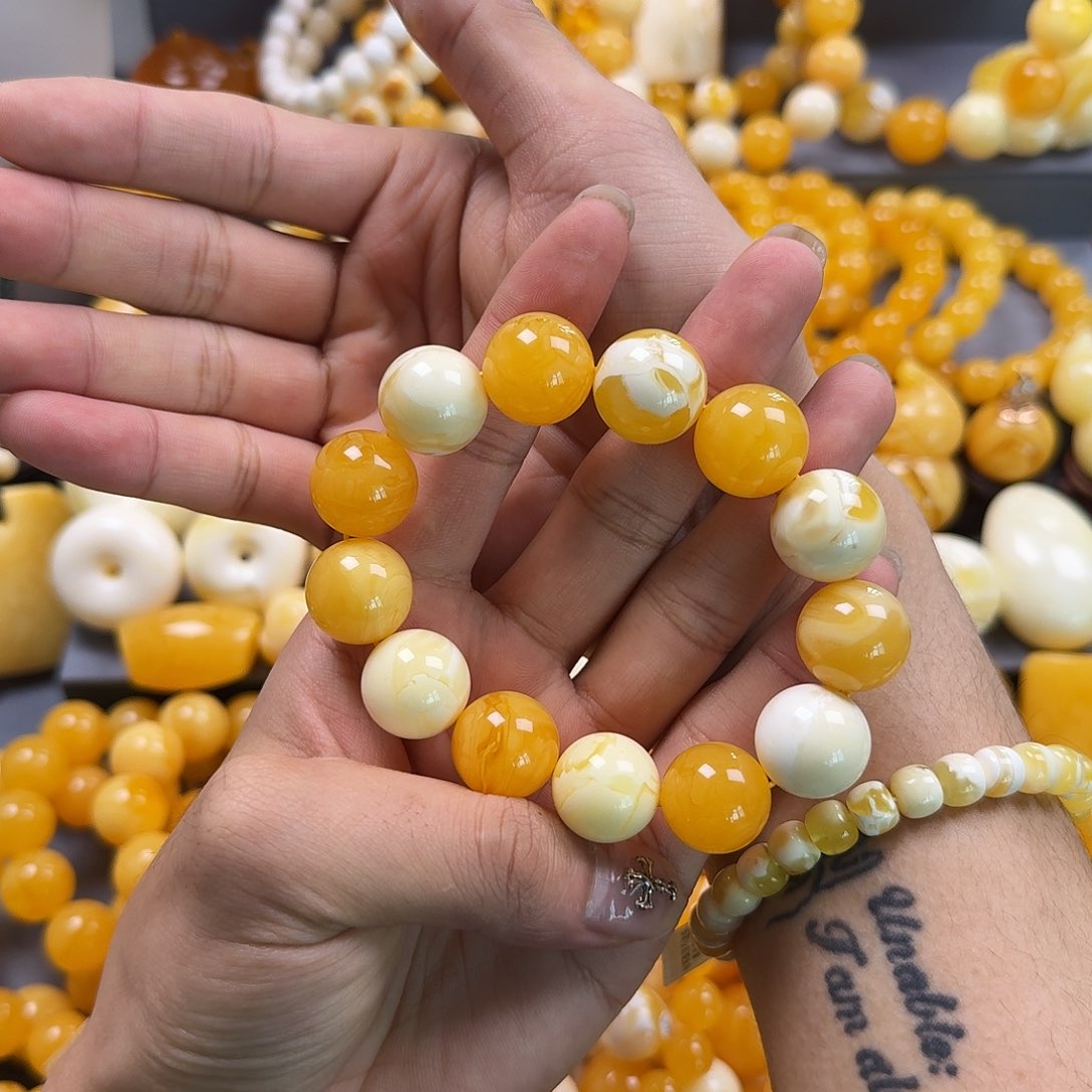 蜜蜡珠宝奇石未镶嵌17mm