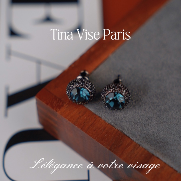 A687《雅墨幽兰》法⭐️ Tina Vise 提娜薇斯耳钉