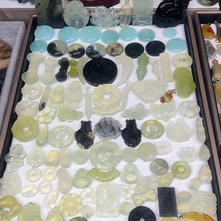 未镶嵌岫玉颈饰20起步一单一拍