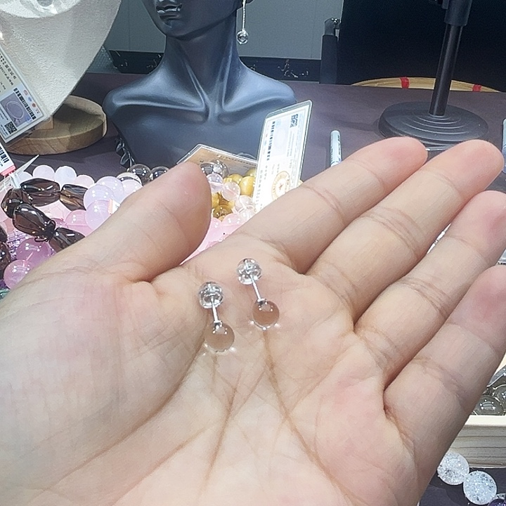 【闪购商品】水晶手链未镶嵌耳钉6