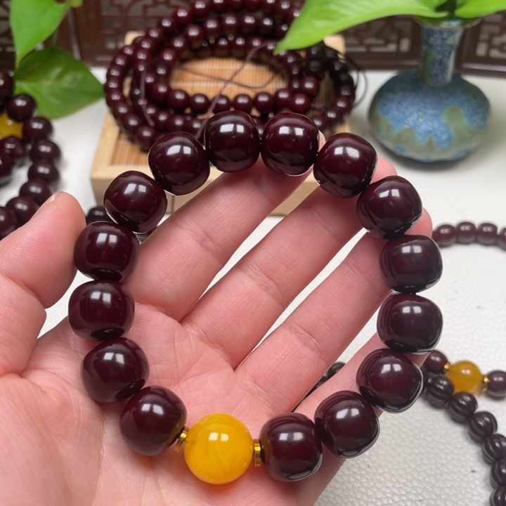 吃***丑橄榄核手串/手链猴头手串