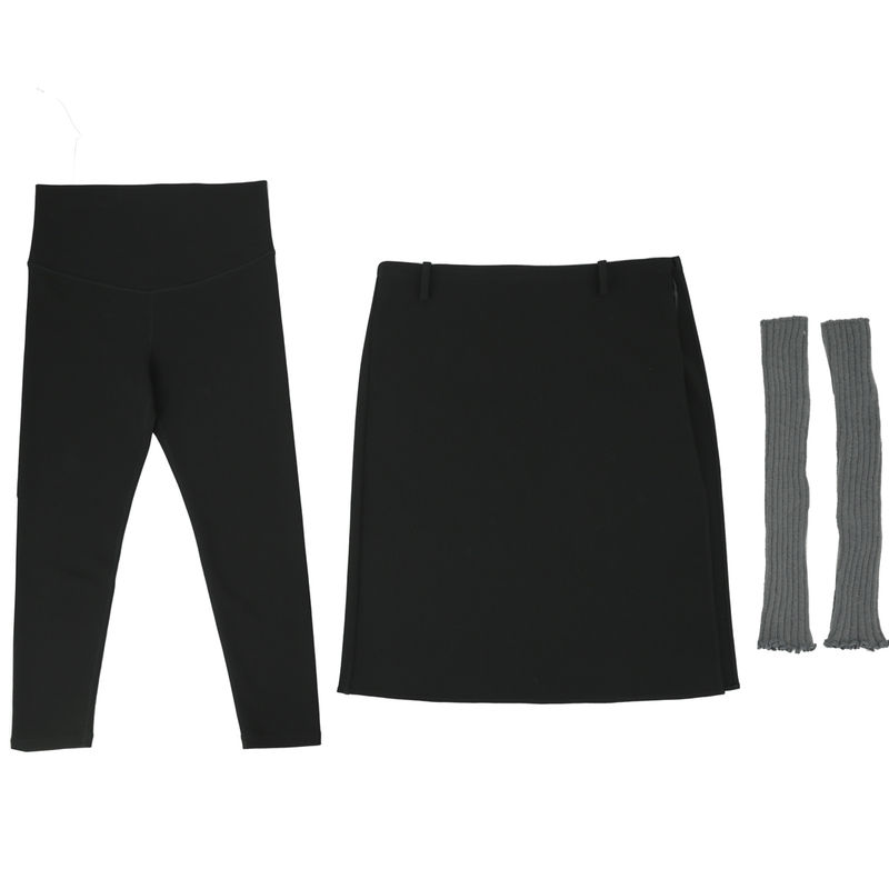 【SFF严选】YOUWEI 有尾25冬两件式屁帘打底裤撞色显瘦25418