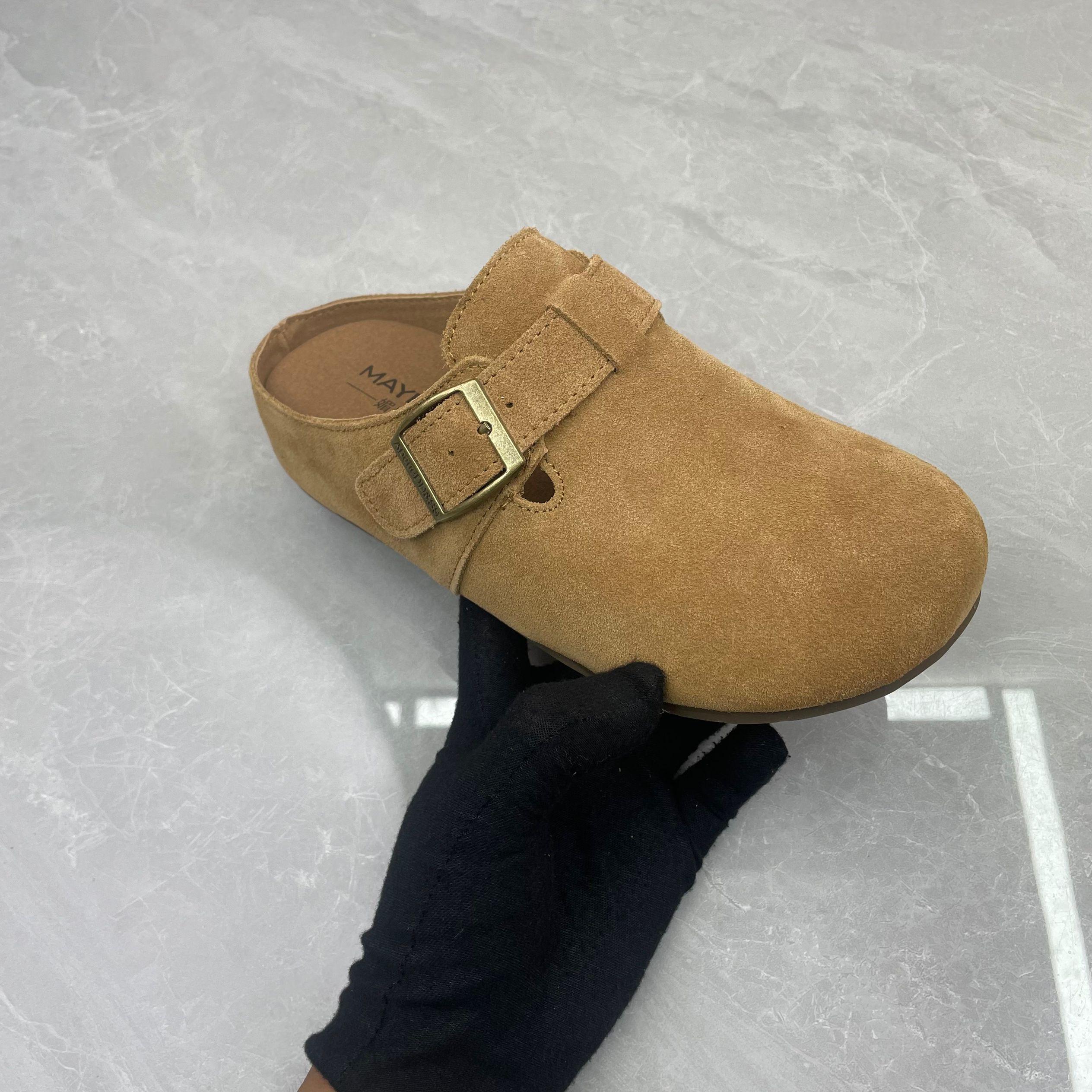 拖鞋女 (牛皮)2507-2 （孤品）e区37码