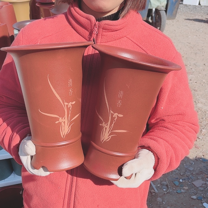 花盆紫砂宜兴紫砂精品花盆 