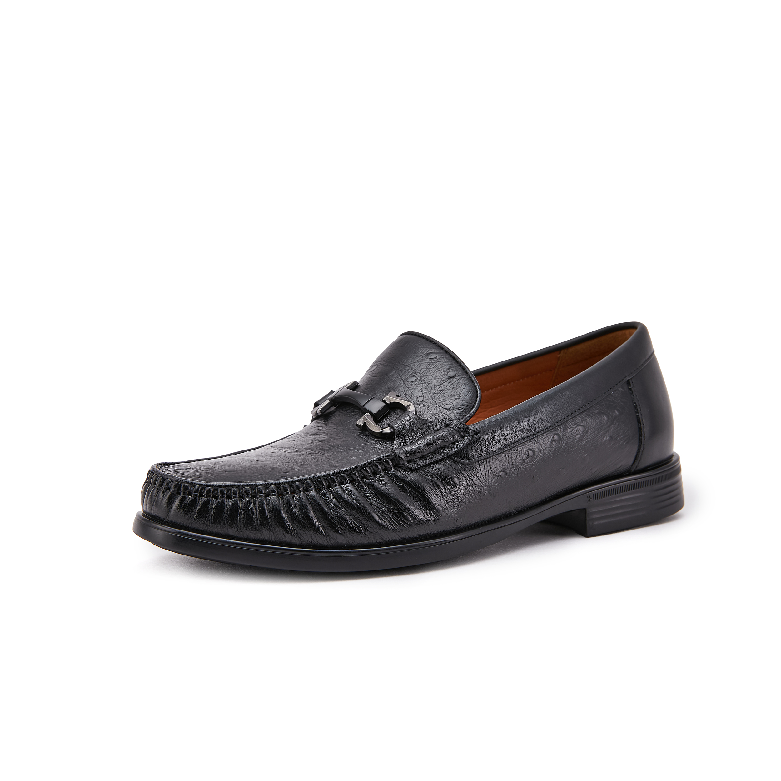 YPFL黑色乐福鞋休闲男鞋时尚