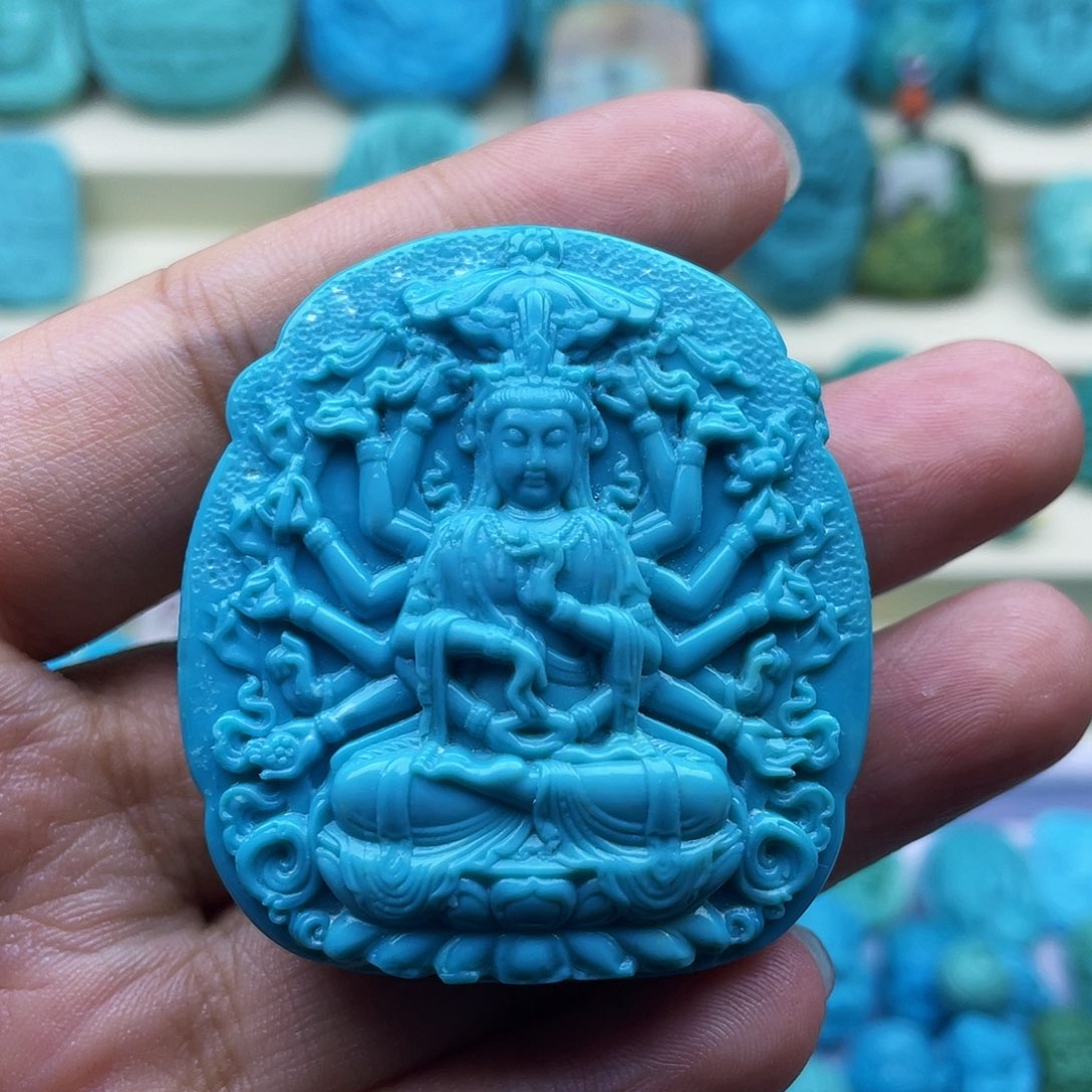 绿松石珠宝奇石未镶嵌