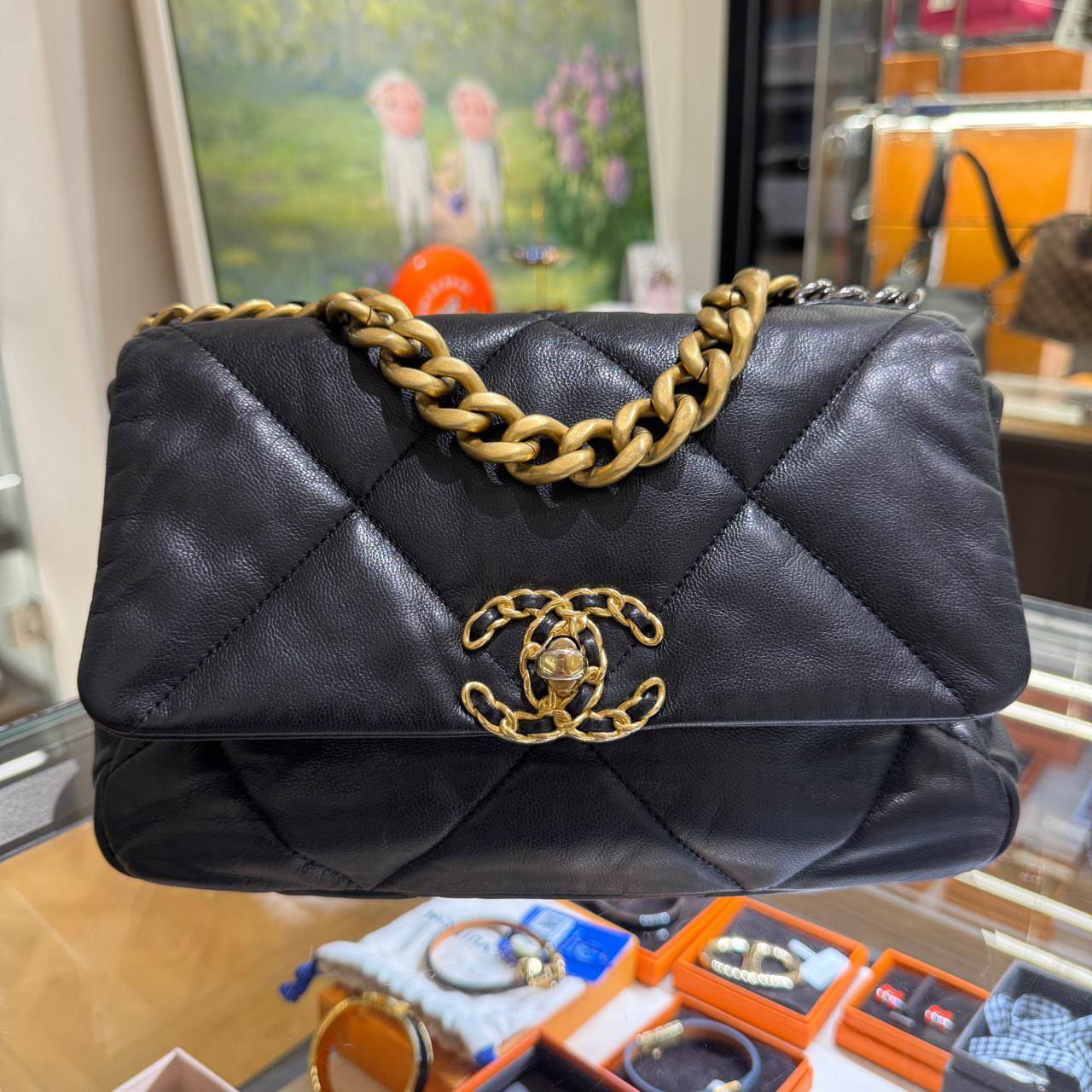 95新 Chanel/香奈儿  12721677/KIKIFIFI/小号斜挎包
