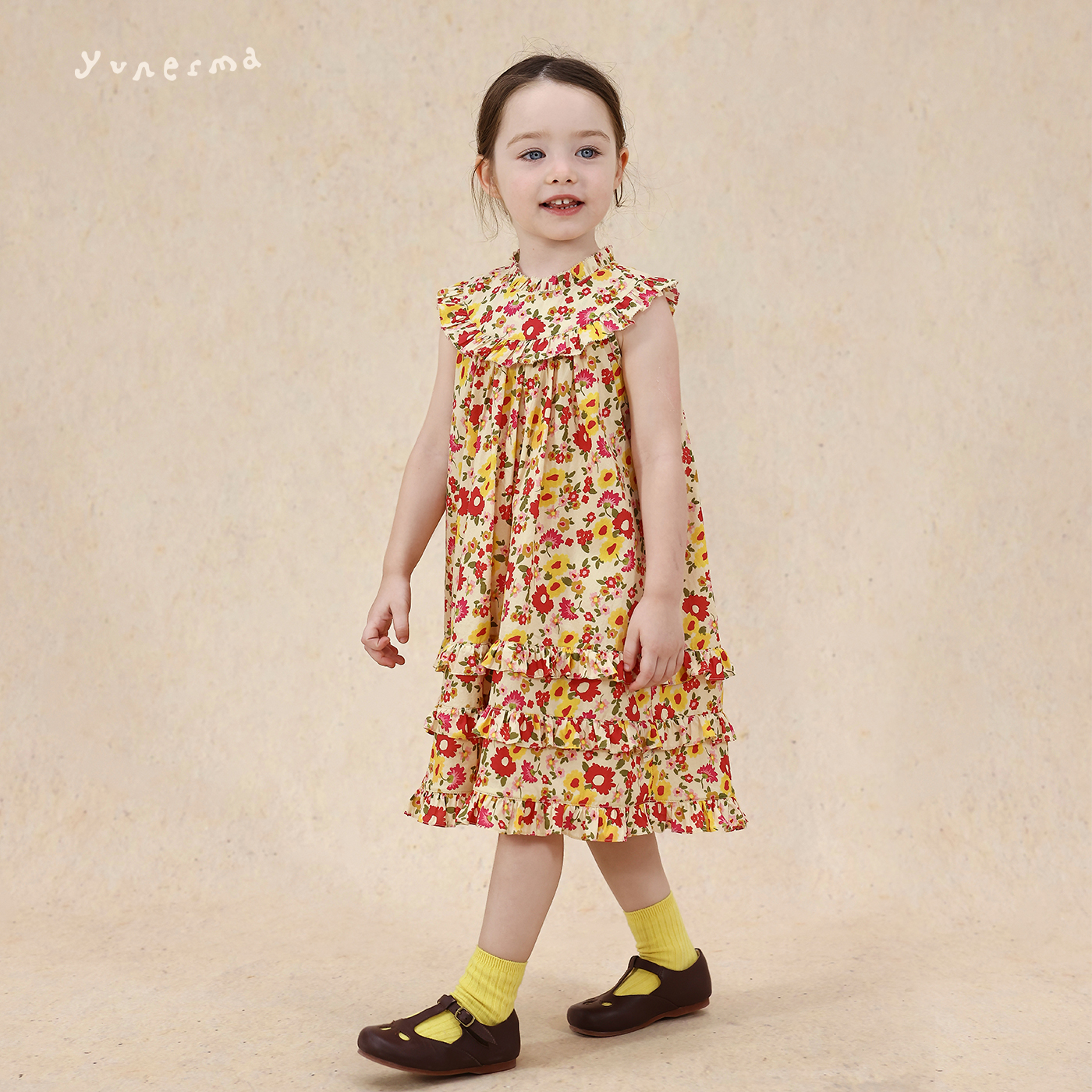 【小众复古碎花】花边气质连衣裙