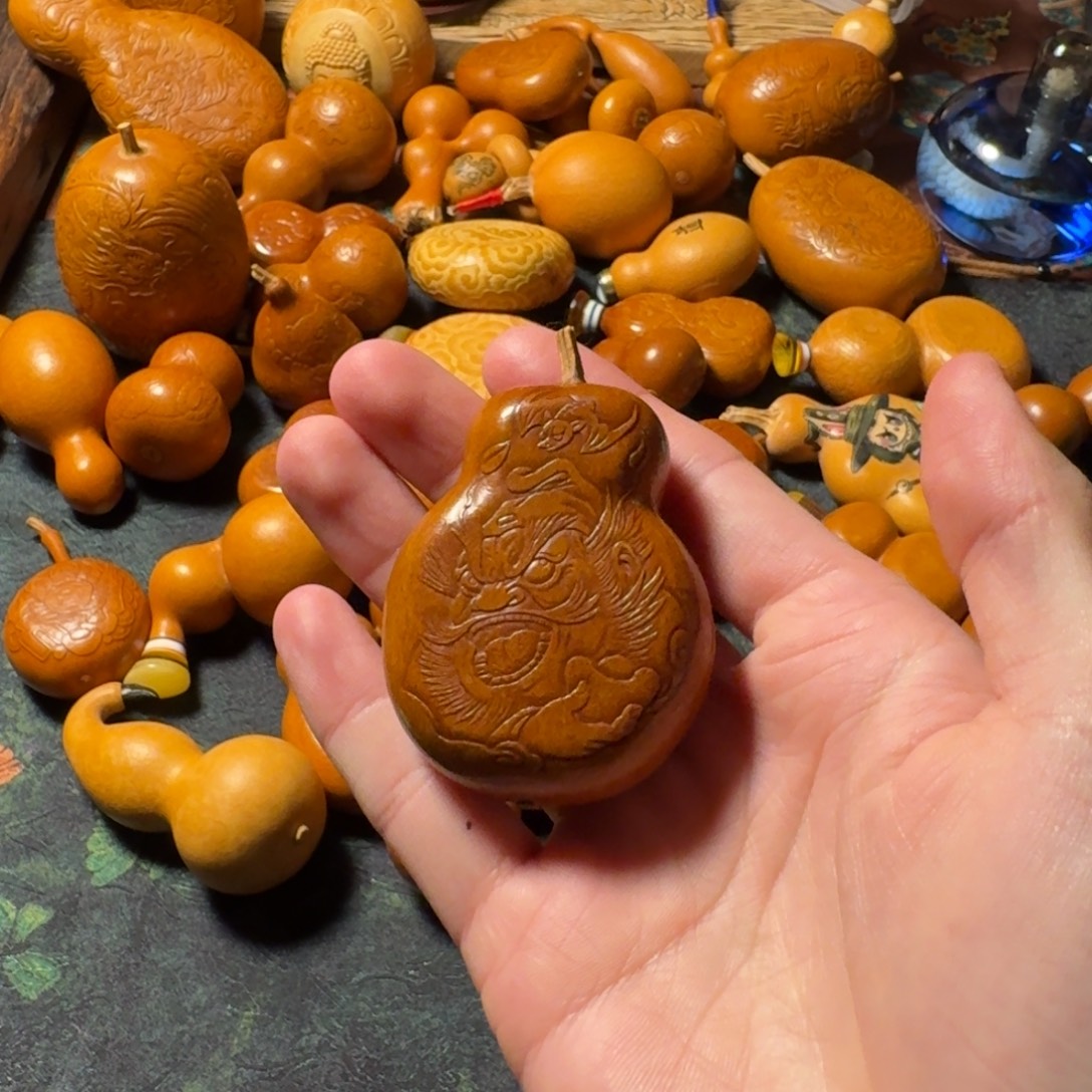 葫芦老皮压花钟馗