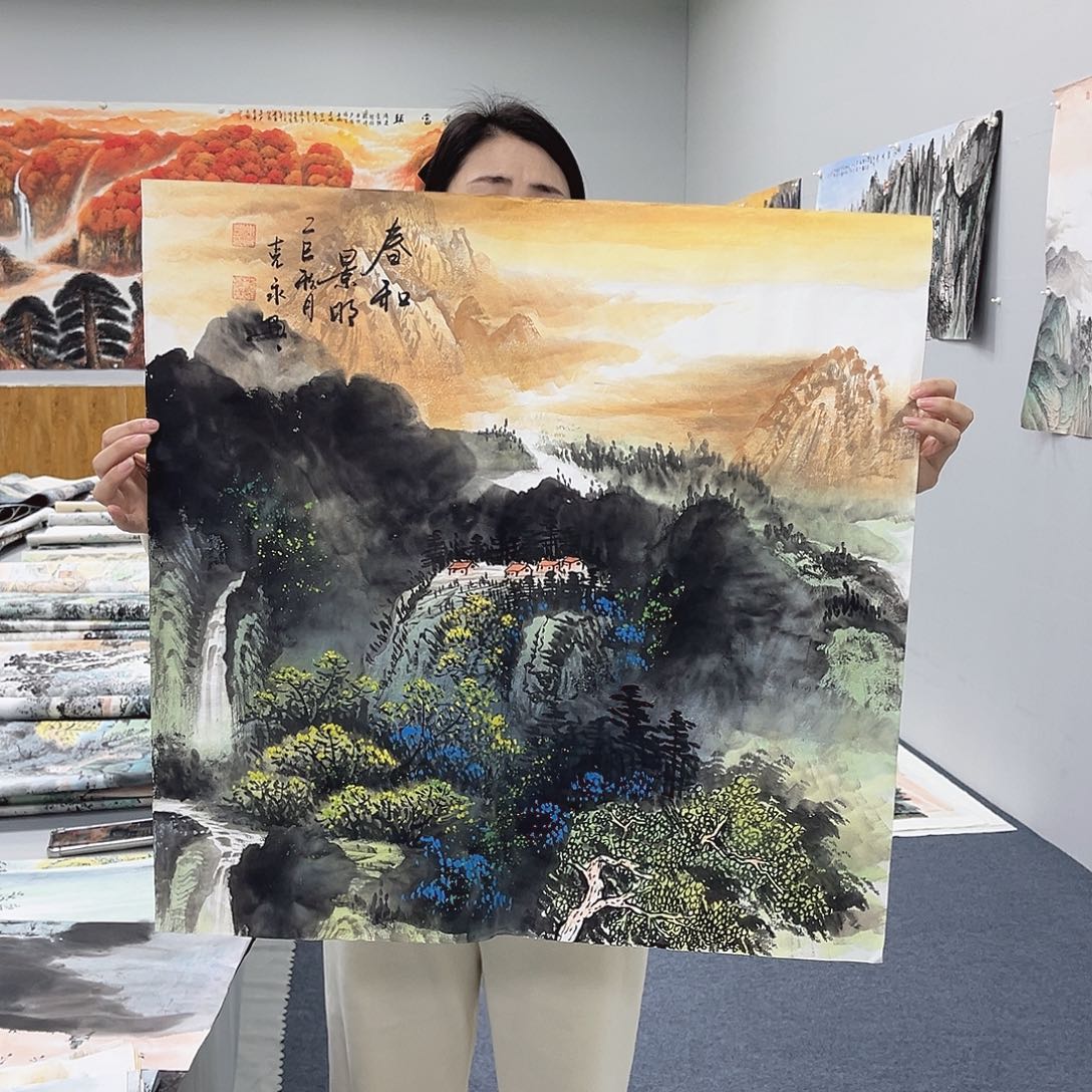 国画国画纯手绘作品