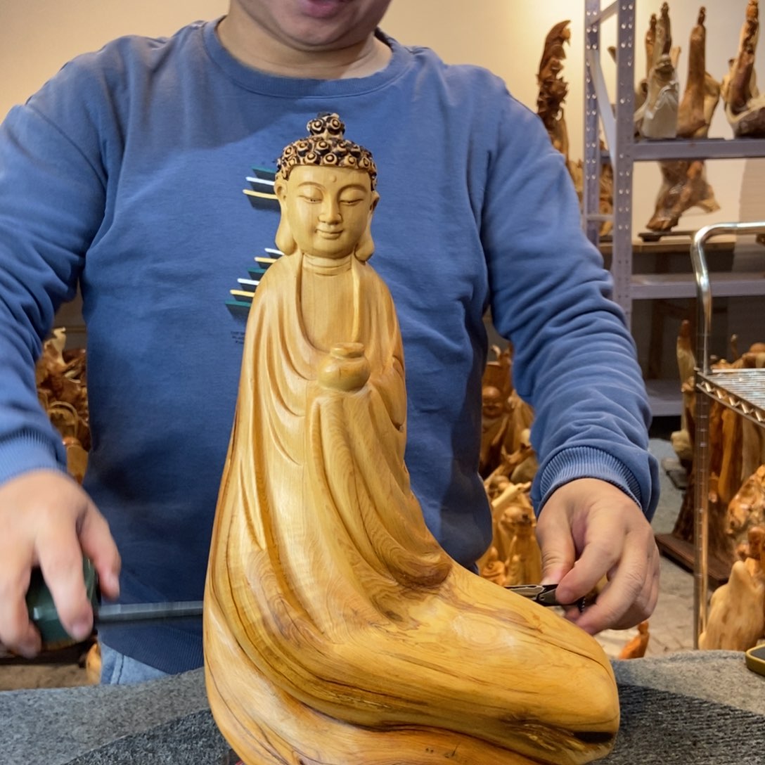 柏木（崖柏）太行崖柏根雕摆件