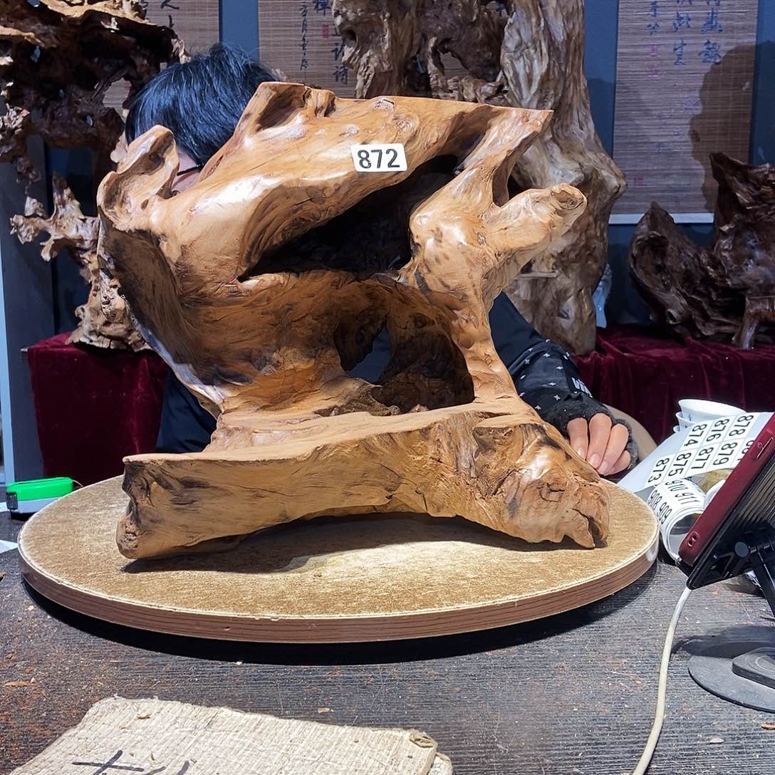 倾***。872。株木随行根艺