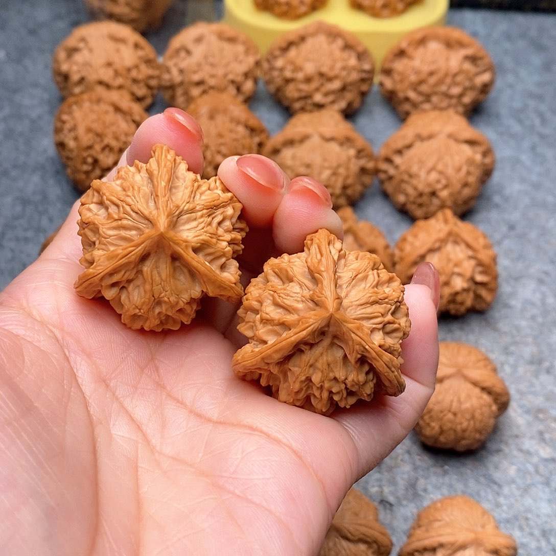 文玩核桃把件精品特价盘山三棱38全品